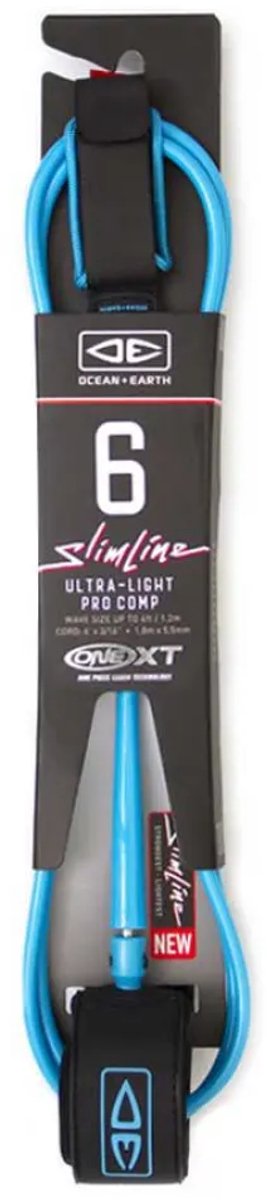 Ocean & Earth One Xt Slim Line Lightweight Comp 6´0 Surfboard Surflijn Zwart 6´0´´