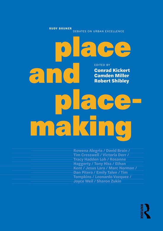 Debates on Urban Excellence- Place and Placemaking - cover