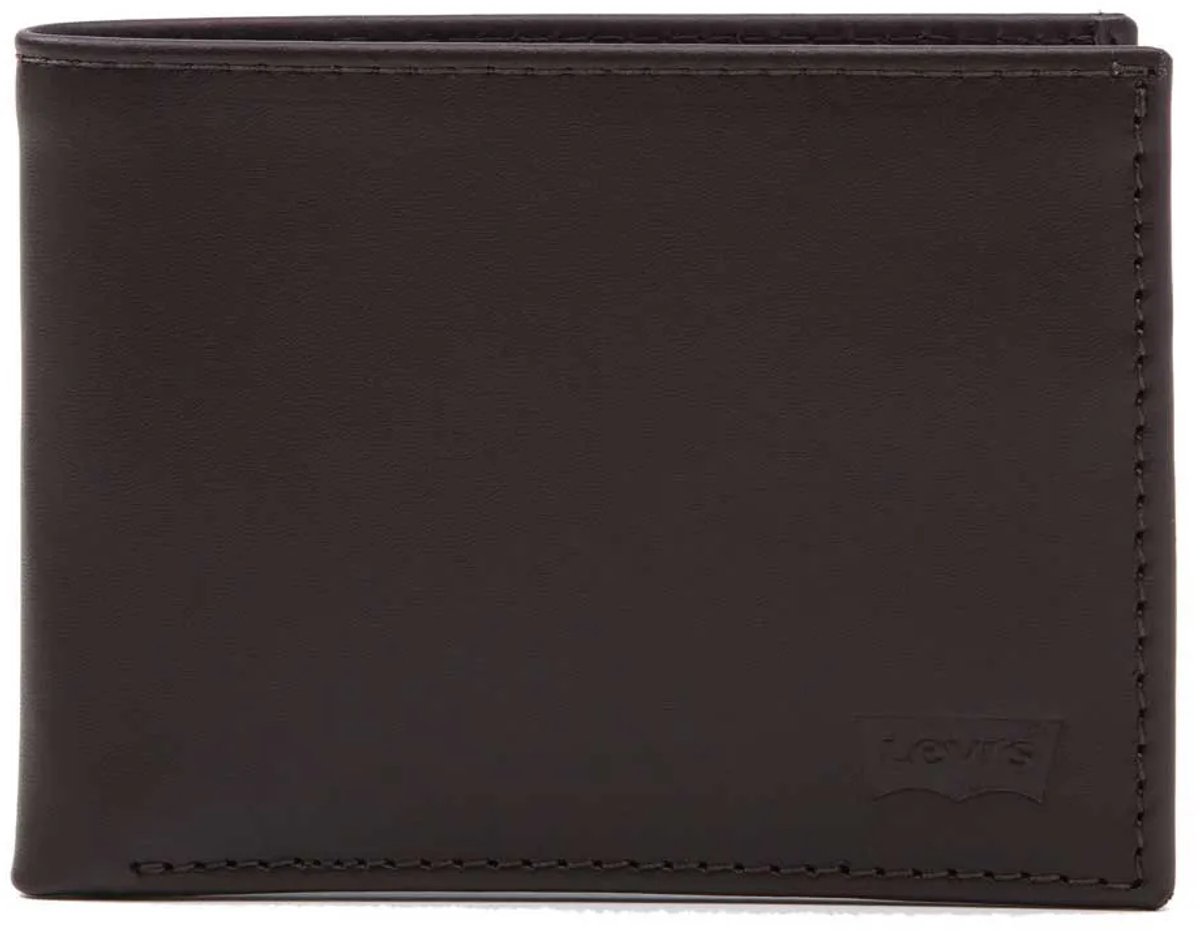Levis Accessories Batwing Bifold Id Portemonnee Zwart Man