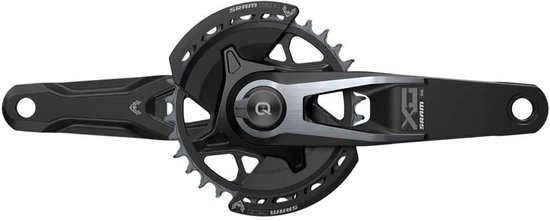 Sram X0 Eagle Spindle Q174 Cl55 Dub Crankstel Met Vermogensmeter Zwart,Zilver 170 mm / 32t — afbeelding 2