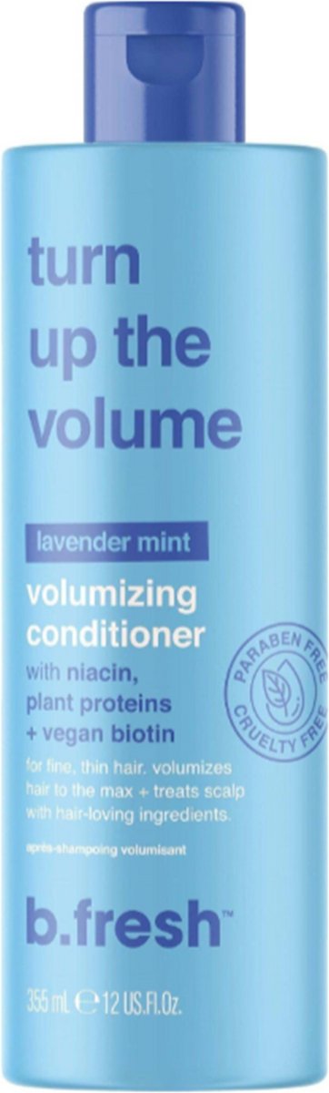 B.Fresh Turn Up The Volume Conditioner 355 ml voor vol volume en lichte verzorging.