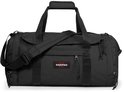 Zwarte Eastpak Reader S+ reistas met handvatten en schouderband.