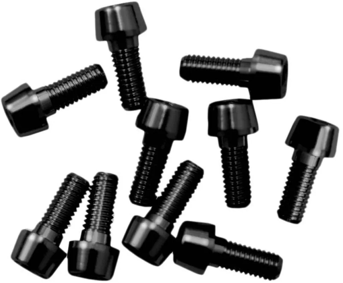 Msc Alu7075t6 Anodised Bout 10 Eenheden Zwart M5 x 10 mm