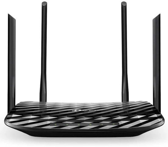 TP-Link Archer C6 - Draadloze Router - 1200 Mbps - WiFi 5 - Zwart
