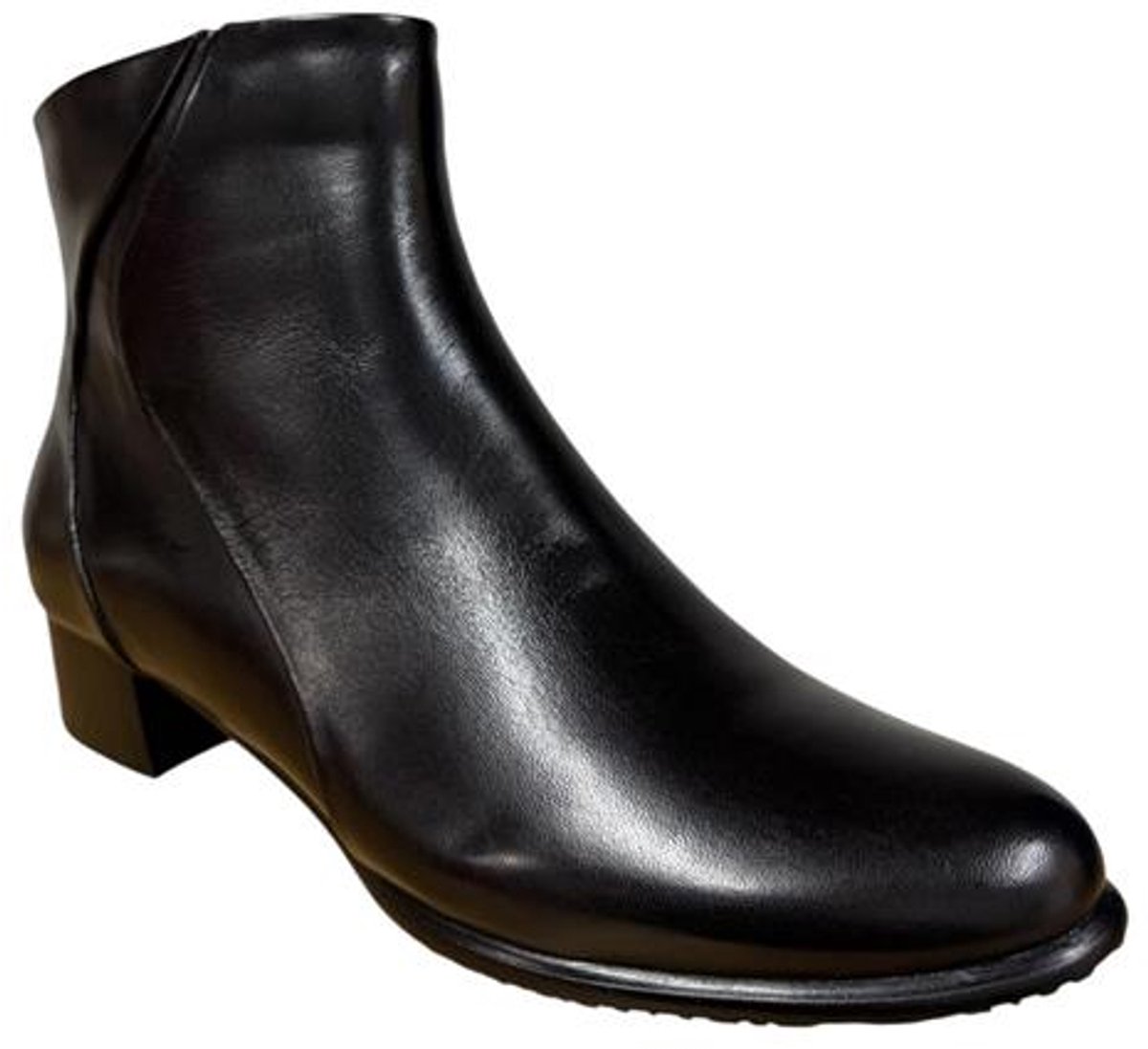 Everybody Berena enkellaars met klein hakje 49148 T3254 Zwart