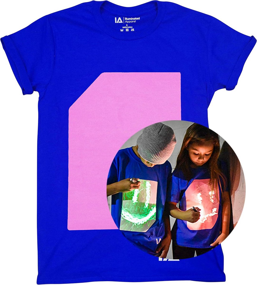 Interactief Glow In The Dark T-shirt voor Creatieve Kids