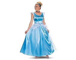 Deluxe Cinderella Fancy Dress Kostuum voor Volwassenen