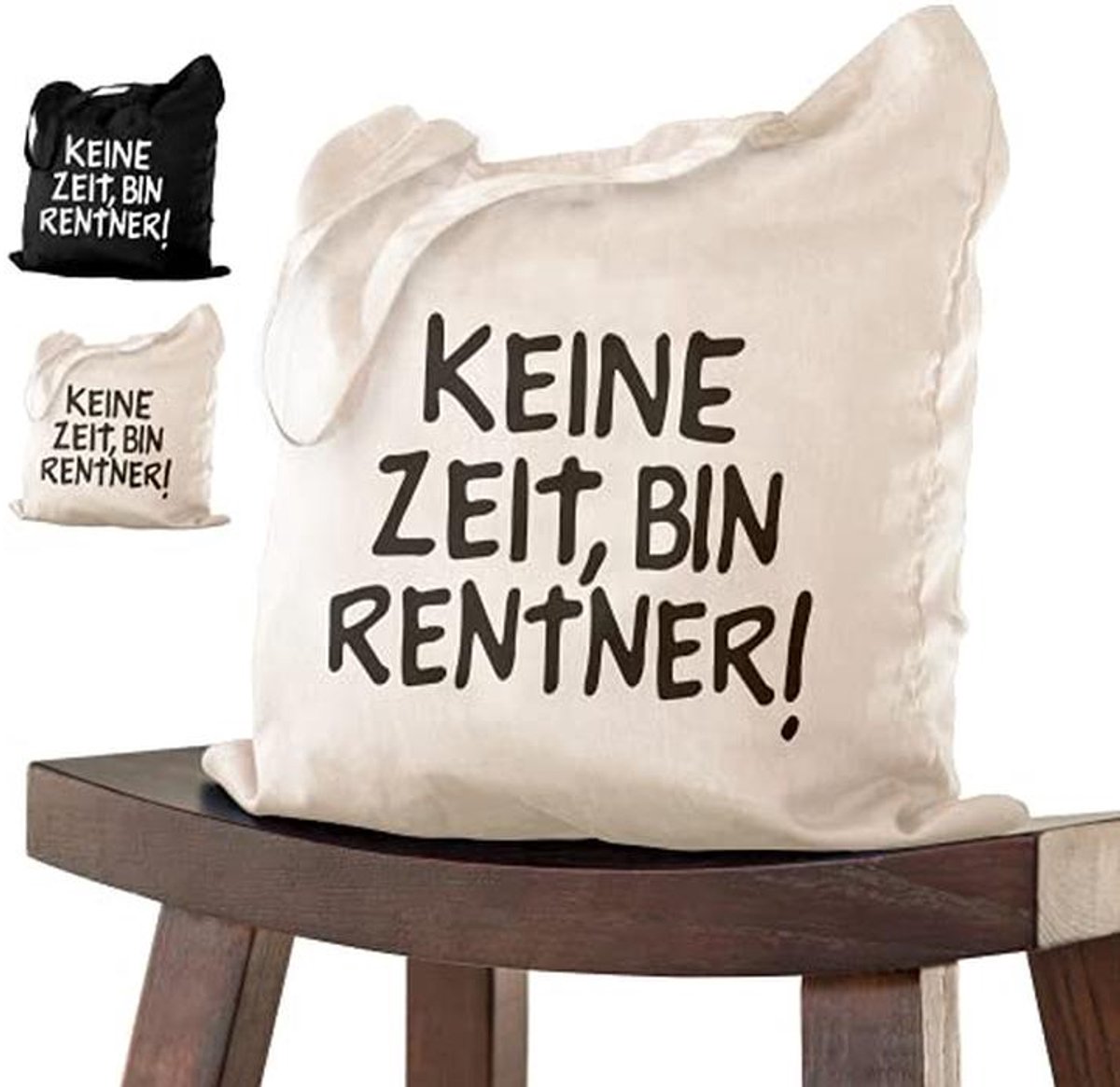 Afscheidsgeschenk Tas voor Rentner, 38x42 cm, Perfect voor Pensionering en Verjaardagen