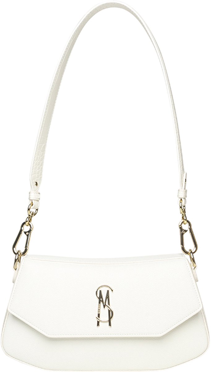 Steve Madden BlyonC Kleine Schoudertas Dames - Polyester - Wit