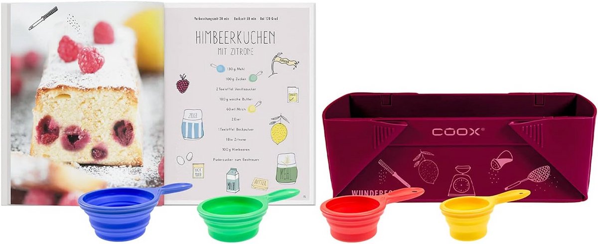 Kinderbakset voor Kinderen - Bakplezier zonder Wegen, Siliconen BPA-vrij, Inclusief Receptenboek