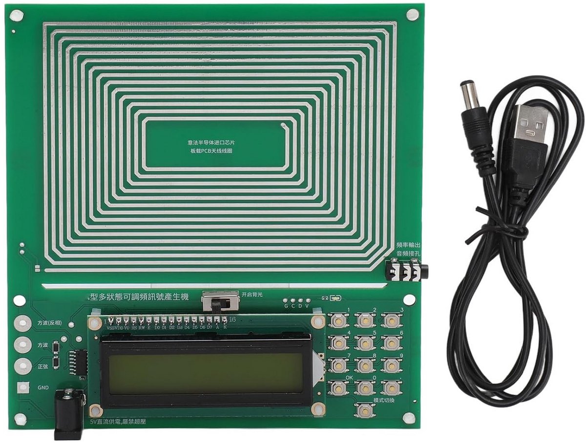 Sinusgolfgenerator 7,83 Hz - Instelbare Pulsgenerator voor Thuis en Reisgebruik