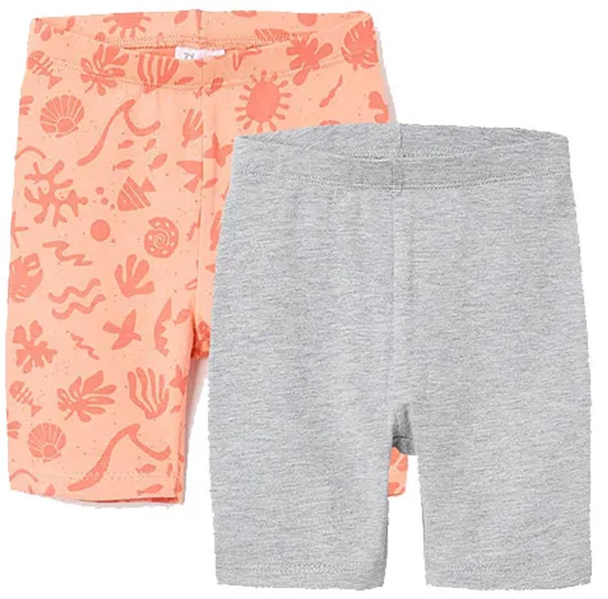 Zippy 3107116402 Korte Leggings 2 Eenheden Oranje,Grijs 12-18 Months Meisje