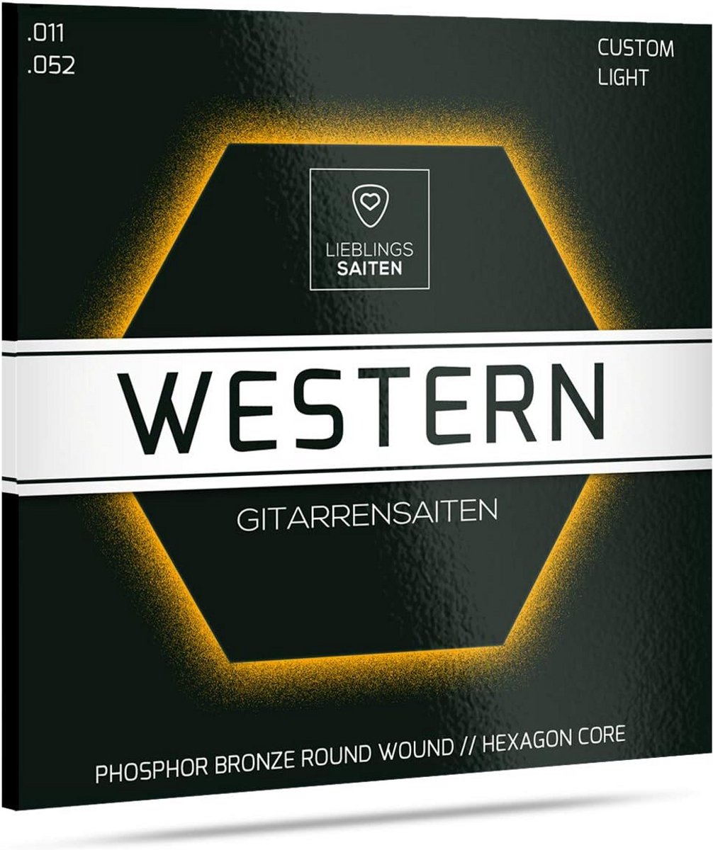 Premium Stalen Gitaarsnaren voor Westerngitaar - Set van 6