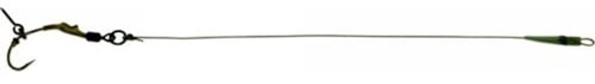 Rigsolutions Ronnie Rig Semi-Stiff maat 4 - kant-en-klare karperrig met screw of swivel bevestiging Screw