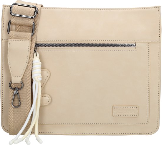 Zebra Trends Rosalyn Sac à Bandoulière - Crossbody - Dames - Charm - Sac Dames - Beige.