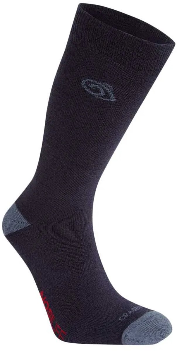 Craghoppers Nosilife Single Pack Half Lange Sokken Zwart EU 39-42