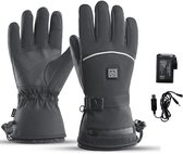 Teravo Verwarmde Handschoenen Met Oplaadbare Accu - Onesize - Met Batterij en Kabel Inbegrepen - Zwart - Skihandschoenen - Handschoen Met Verwarming - Waterdicht - Touchscreen Compatibiliteit