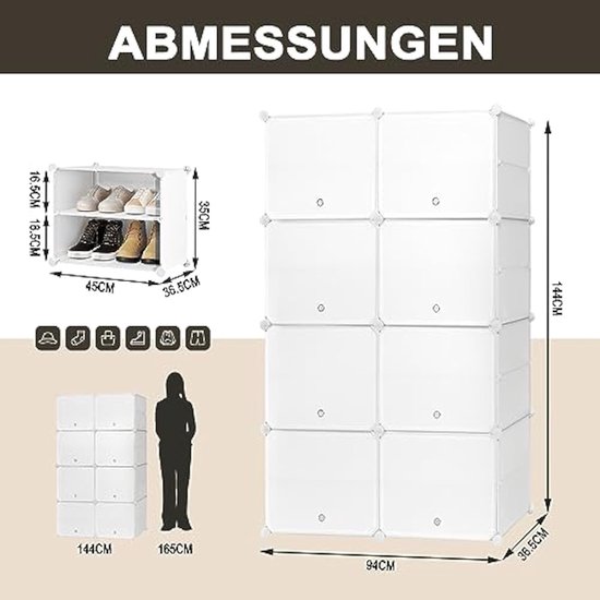 Schoenenkast kunststof HIER online kopen