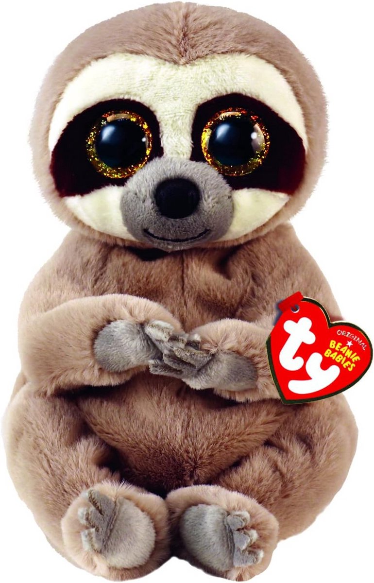 Schattige Beanie Baby Sloth - 15 CM