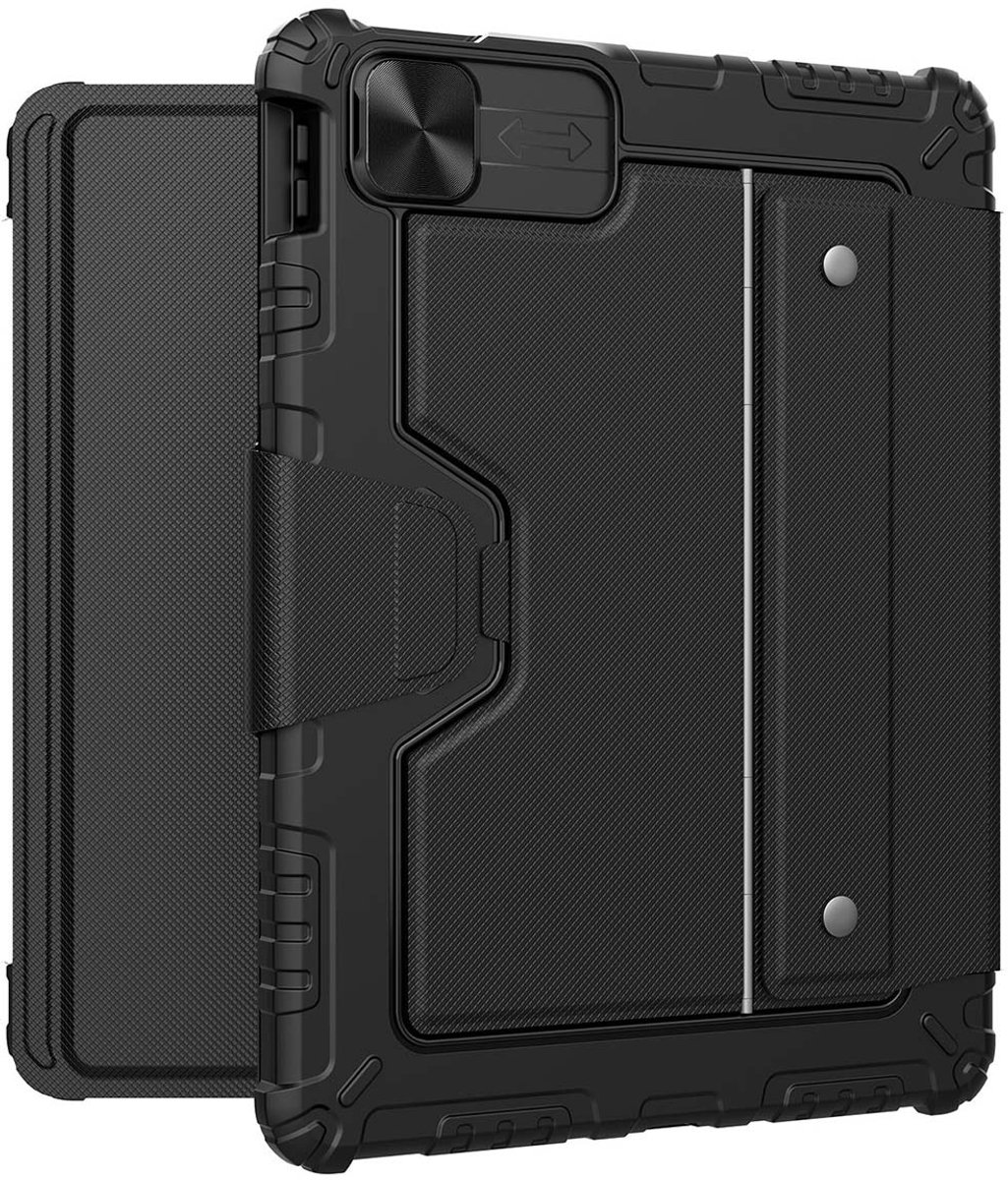 Nillkin, Toetsenbord Bumper Hoes Geschikt voor Apple iPad Air 4 / 5 / Pro 11 Verlicht Schokbestendig, Zwart