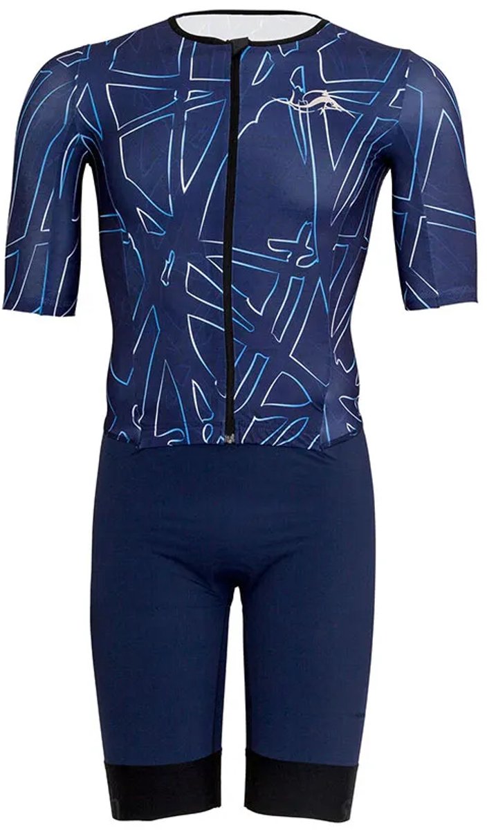Sailfish Aerosuit Perform Korte Mouw Triatlonpak Blauw XS Man