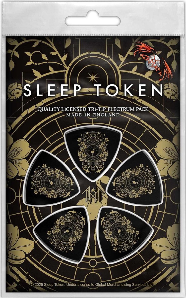 Sleep Token Even in Arcadia Crest - Plectrum - Tri-Tip - 5-pack 1.00 mm