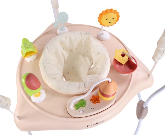 MamaLoes Activiteiten Jumper Baby - Eva Beige - Bouncer Baby - Speelgoed van Mamaloes — afbeelding 3
