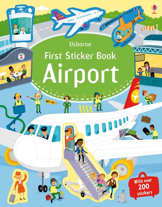 First Sticker Book Airport - cover