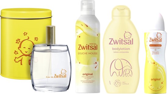 Zwitsal Geschenkset - Eau de Toilette / Shower Mousse / Bodylotion / Deo Spray
