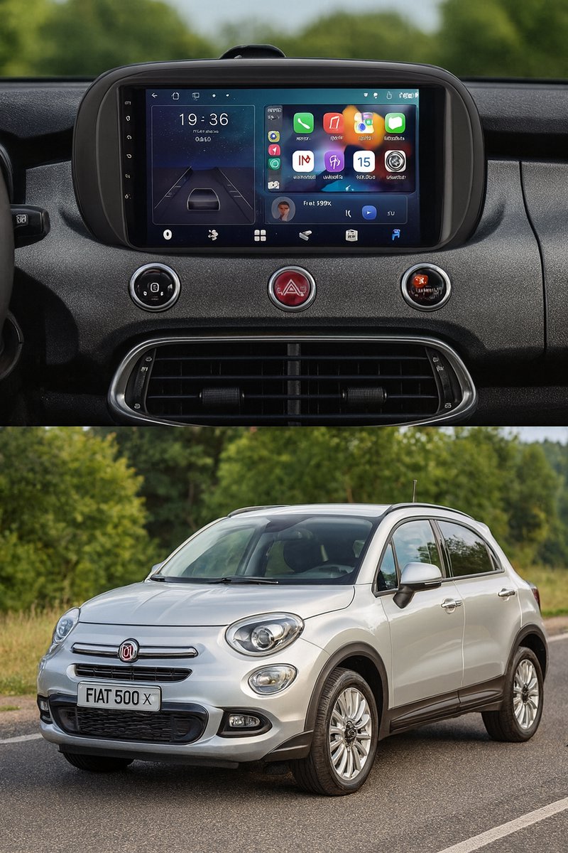 ADIVOX T1 9 inch geschikt voor Fiat 500X 2014-2020 Carplay/Auto/Wifi/RDS/DSP/DAB+