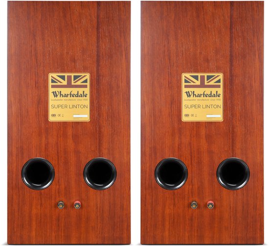 Wharfedale Super Linton Drie-weg Standmount - Kevlar Woofer - AMT Tweeter - Hoogwaardige Geluidskwaliteit - Mahogany van Wharfedale — afbeelding 3