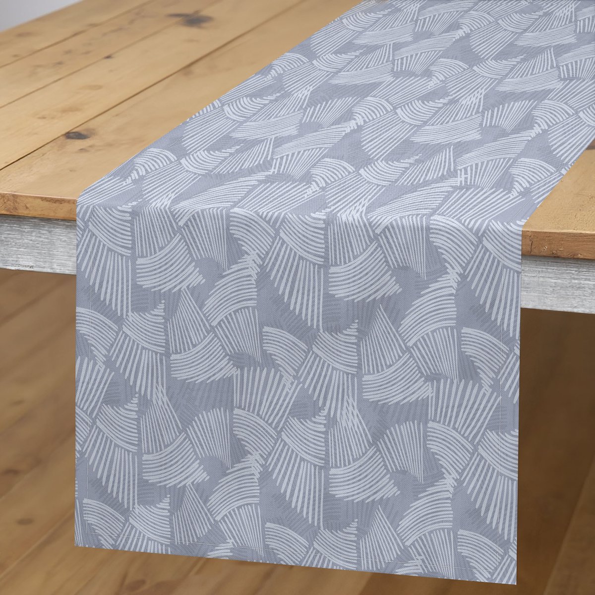 ABAKUHAUS Geometrische tafelloper – tafelloper – 40x180 cm – rechthoekig