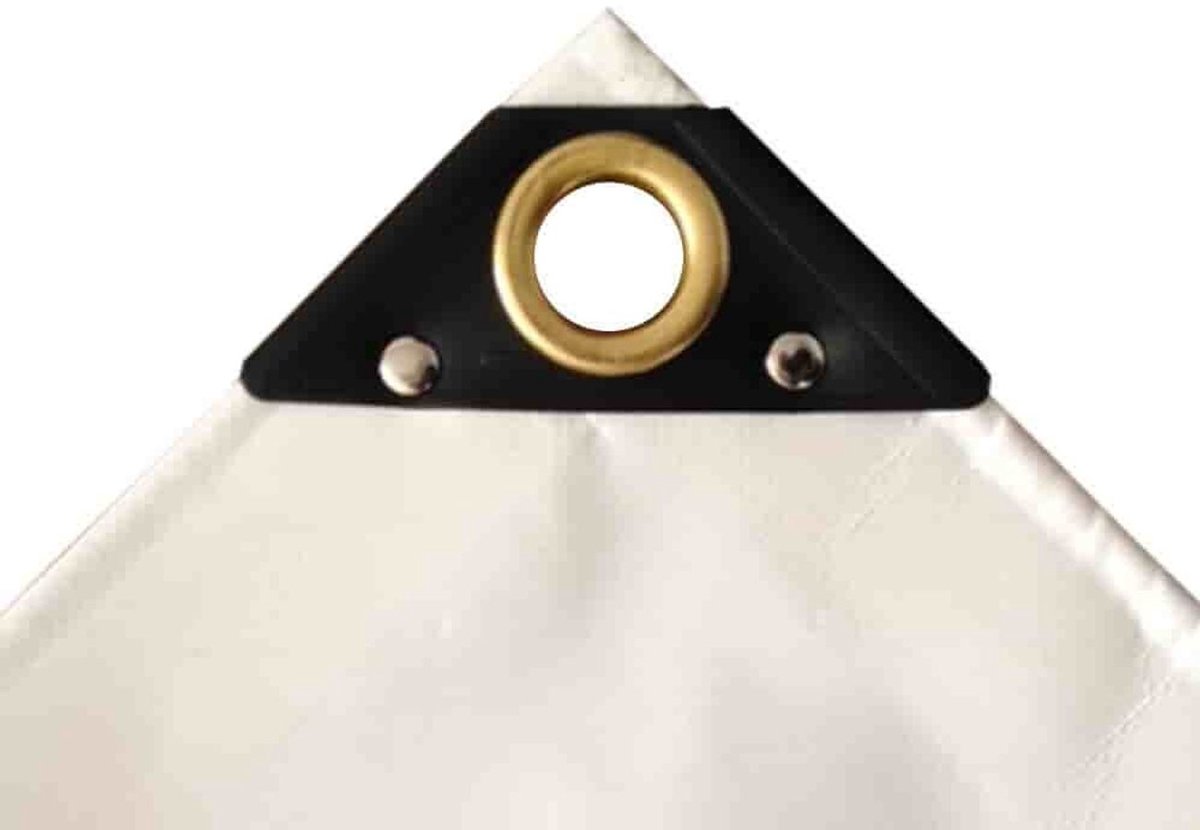 wit 650 g/m² PVC 2 x 3m (6m²) Zeil