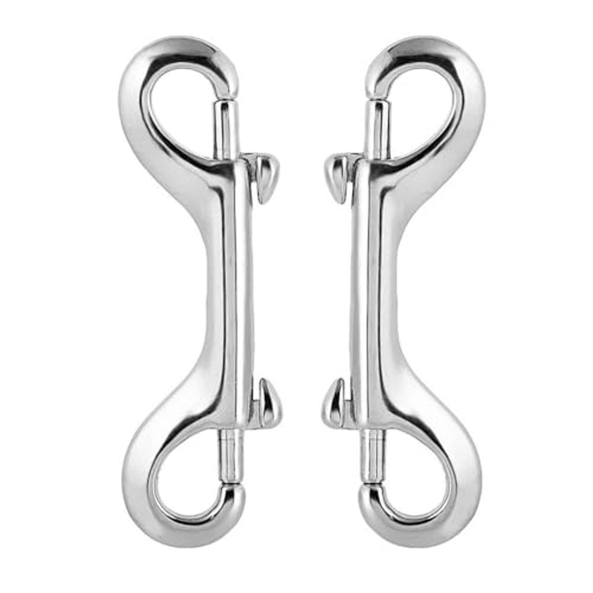 Dubbele eindbout Snap Haken Dubbele End Heavy Duty Trigger Snaps Kreeft Sluiting Snap Hook Bolt Snaps Bevestigingsclip - 2 stuks
