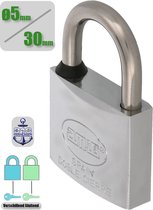 Abus Hangslot met sleutel TKB4 - Massief messing voor poort