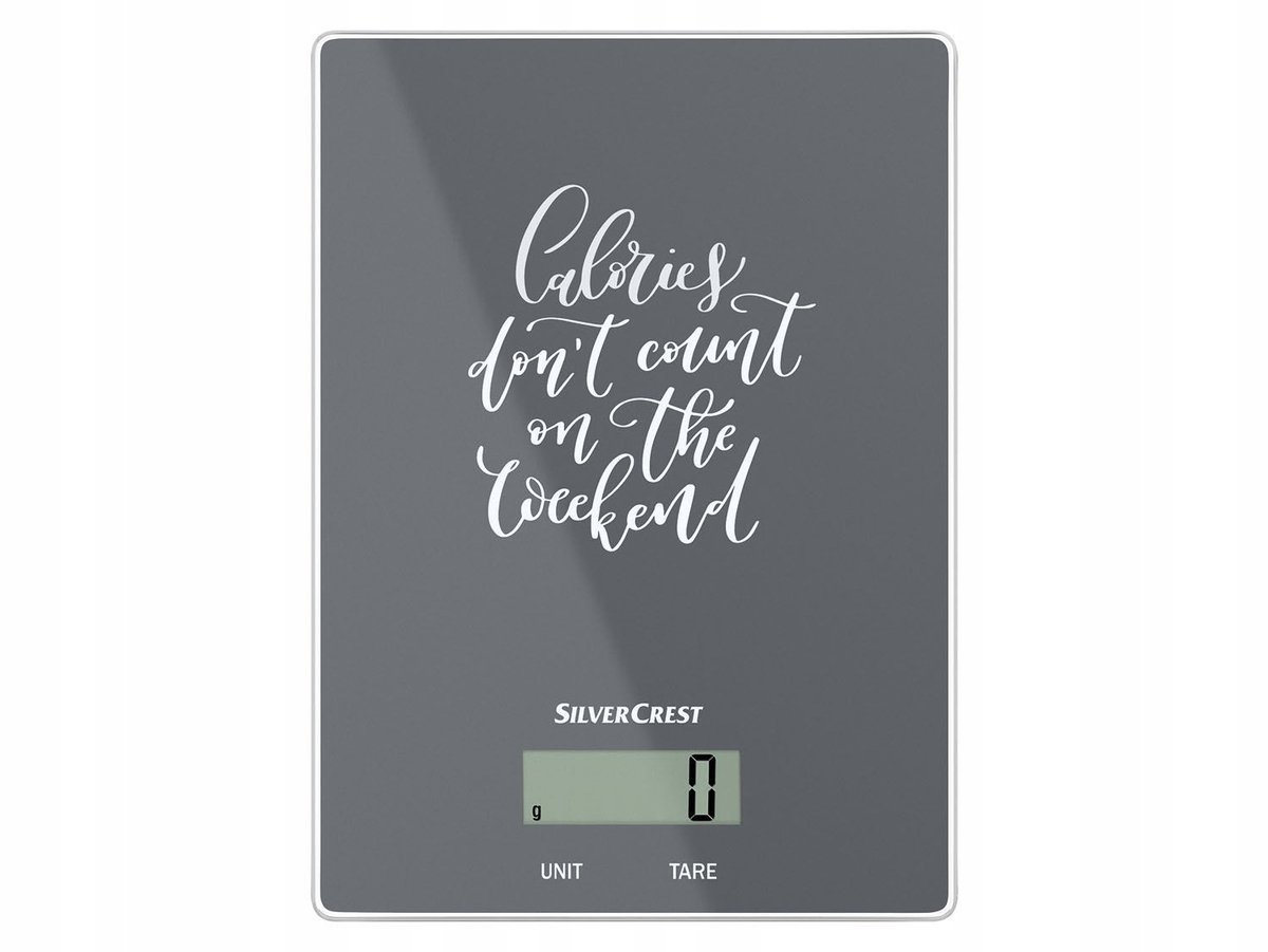 Silvercrest Digitale Keukenweegschaal - Zwart - Tot 5 kg - LCD Display - Automatische Uitschakeling - Precisie tot 1 g - Inclusief Batterijen - Met Tarrafunctie - Vloeistofweergave in g en ml