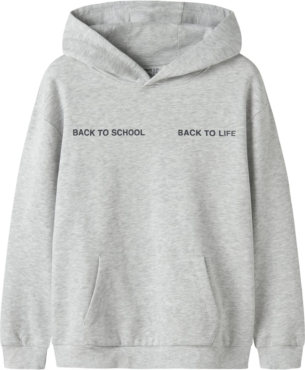 NAME IT - NKMLELAND LS RLX SWEAT WH BRU BOX - Jongens - Sweaters