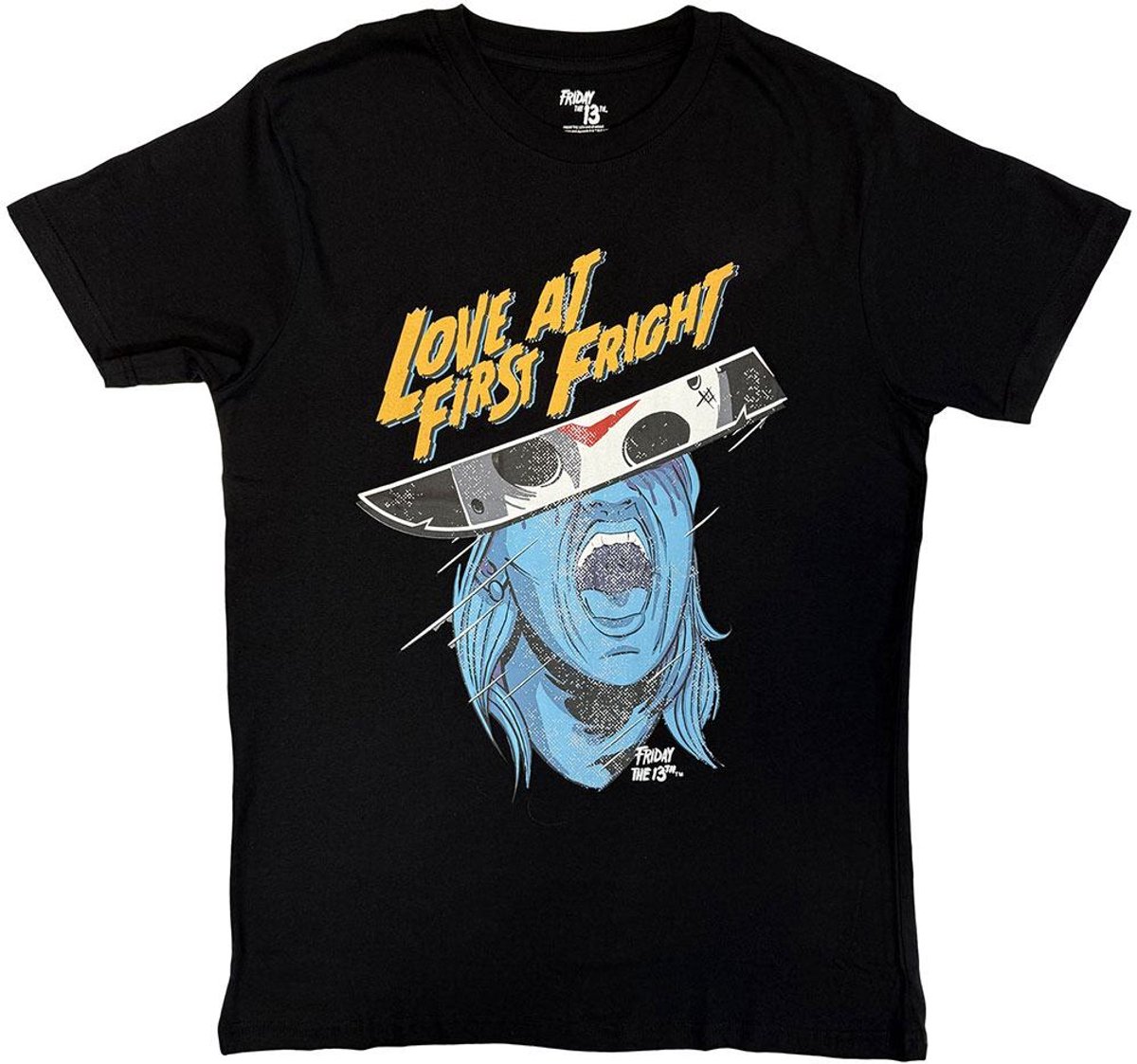 Friday The 13th - Love At First Fright Heren Tshirt - S - Zwart