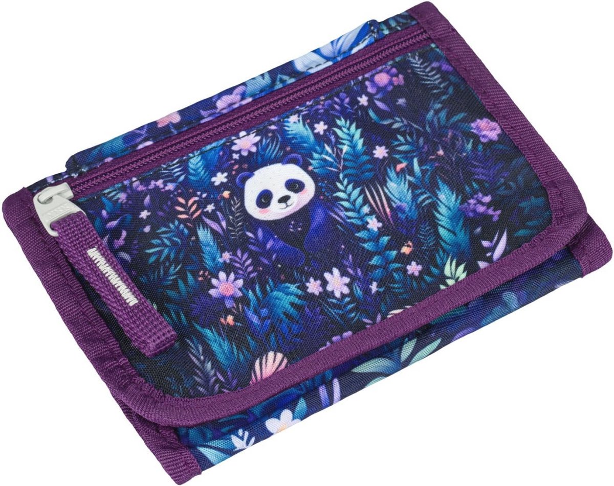 Borsttas voor Kinderen - Mini-Portemonnee in Jungle Panda Design