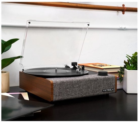 Platenspeler VICTROLA Eastwood II walnoot — afbeelding 5