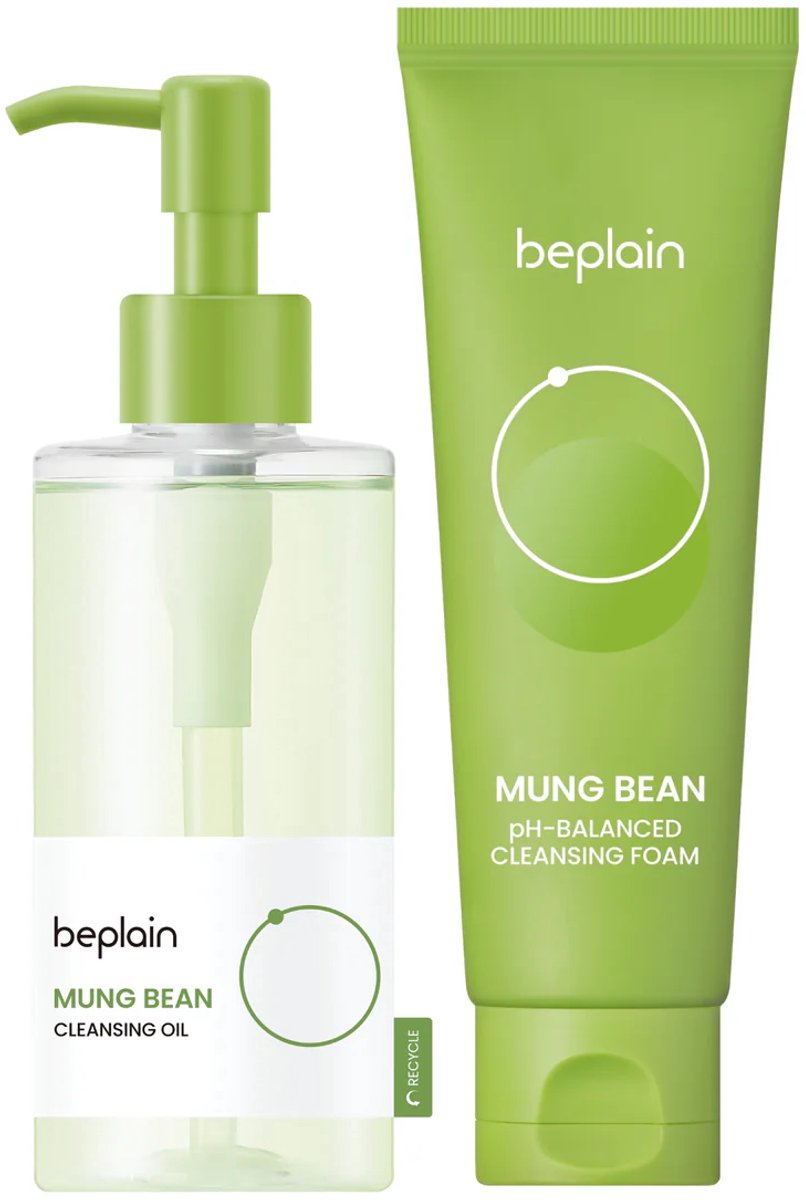 Beplain - Mung Bean Cleansing Duo – Pure reinheid - (80ml + 200ml)