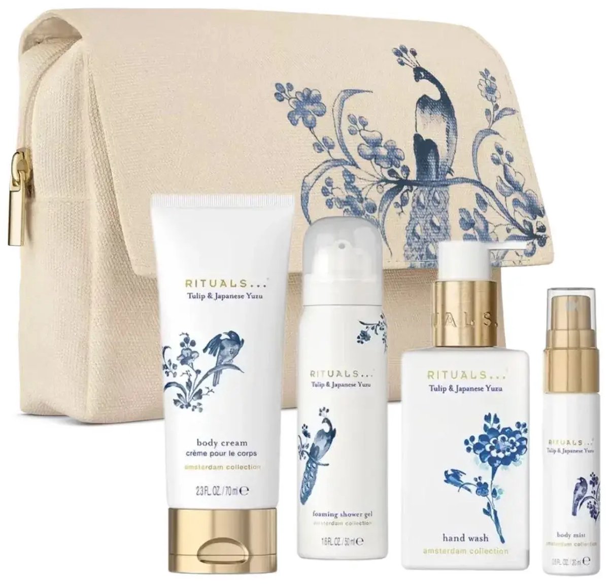 Rituals Pouch Set 2025 Amsterdam Collection inhoud 210ml