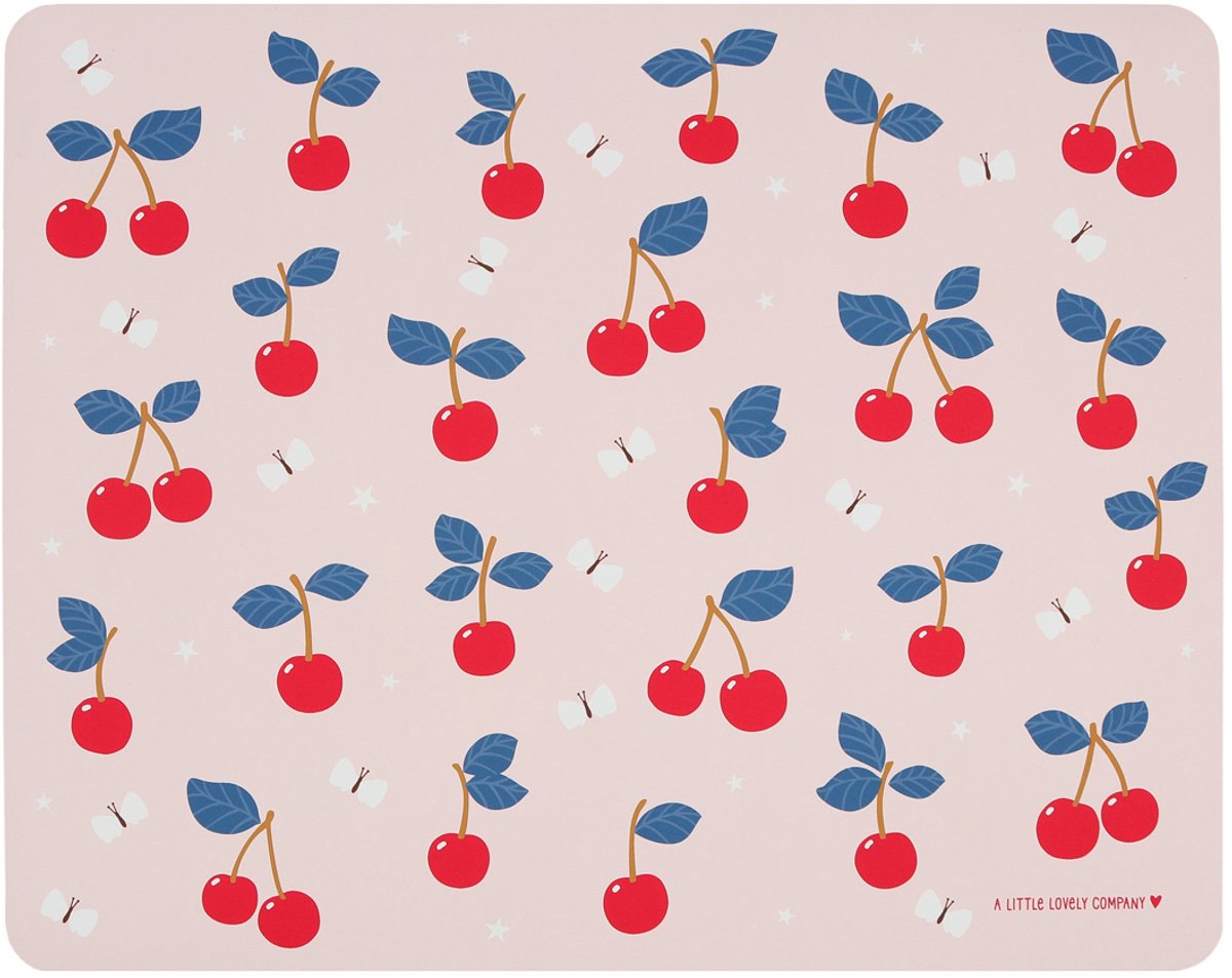 A Little Lovely Company - Placemat voor kinderen - Kersen
