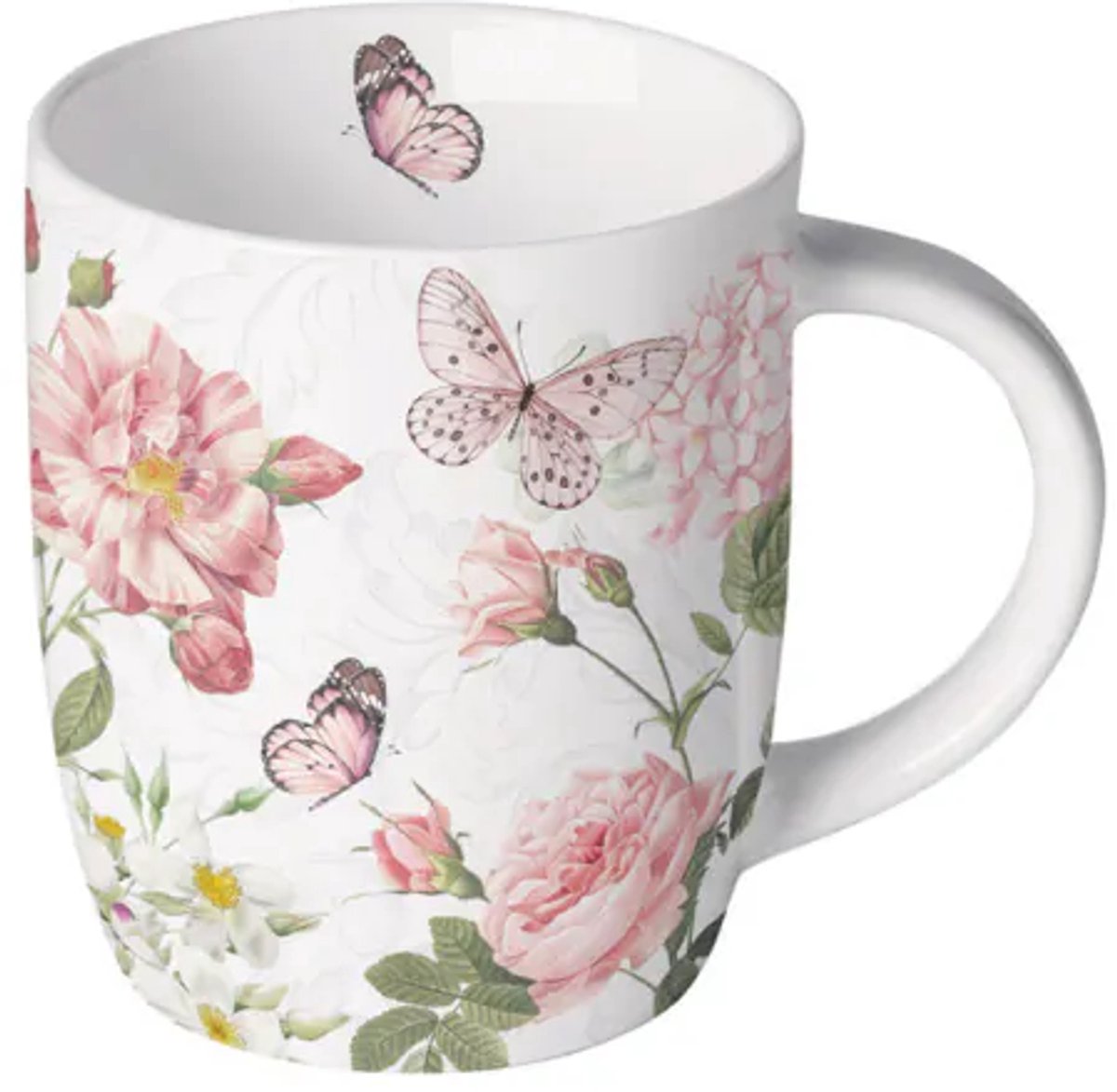 Ambiente-koffiekop-porselein-Amelia-bloemen-vlinders-cadeau