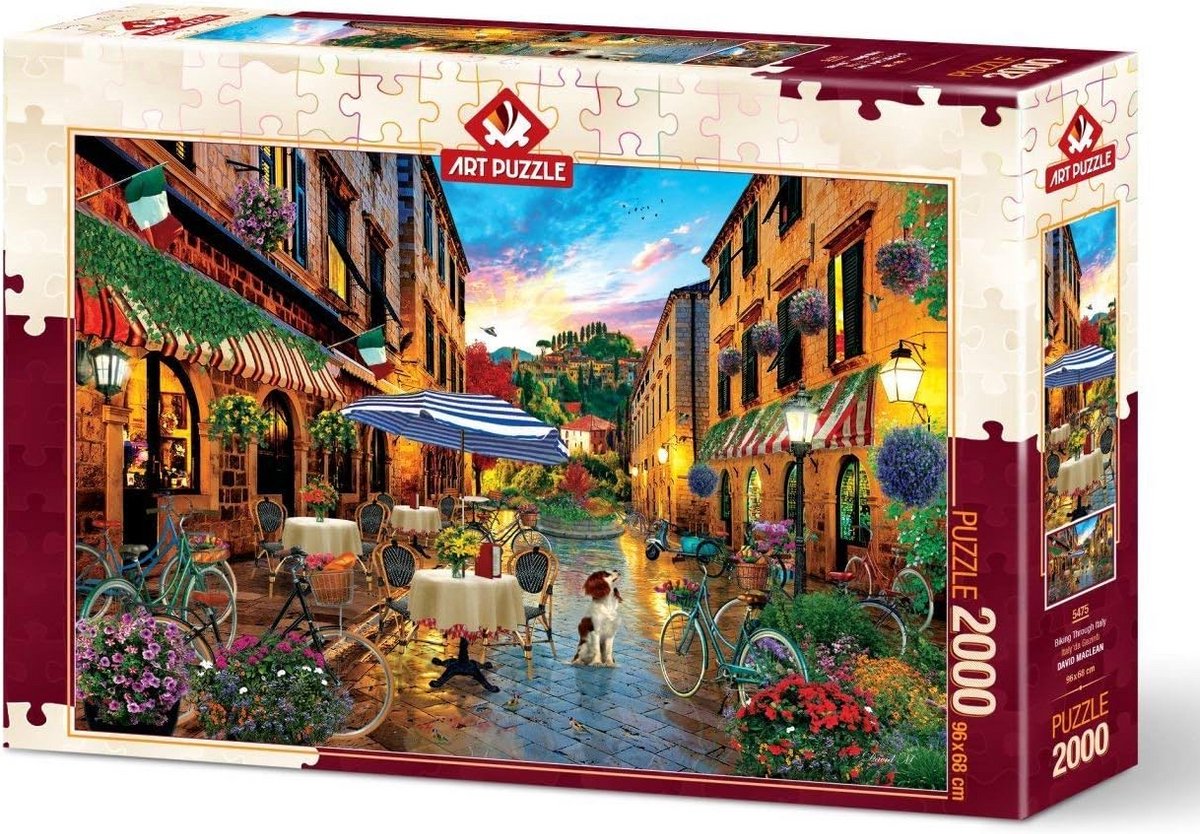 Puzzel 2000 Parça - Italië Thema voor Volwassenen
