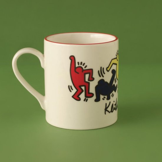 Tasses colorées Keith Haring - Lot de 2