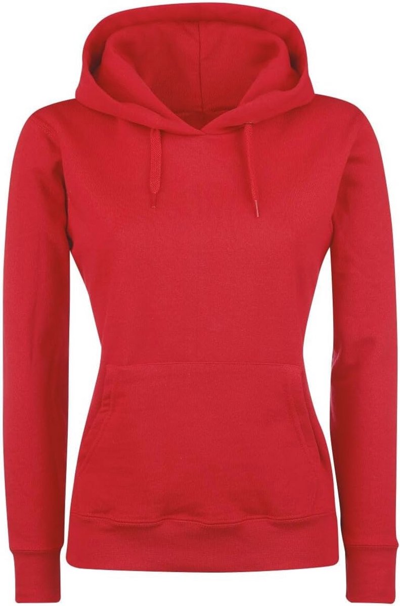 Dames Hoodie met Capuchon - Rood - Comfortabele Basics