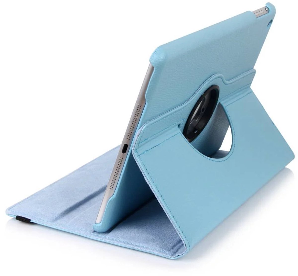 360° Draaibare Bookcase Hoes voor iPad Pro 12.9 – Boekstijl – Shockproof Blauw