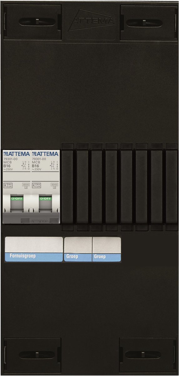 Attema NXT uitbreiding - 1 fornuisgroep - 16A - 2 x 1P/N1F