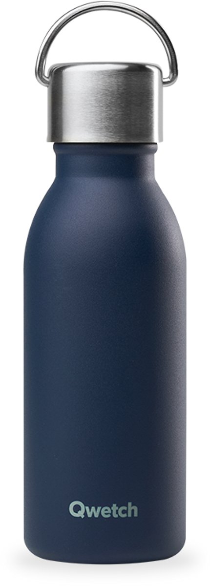 Qwetch - Isothermische fles - Active Matt Blauw - 350ml